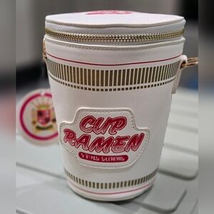 Cup Ramen White and Red Crossbody Purse - Sloan's @ The Venetian Las Vegas